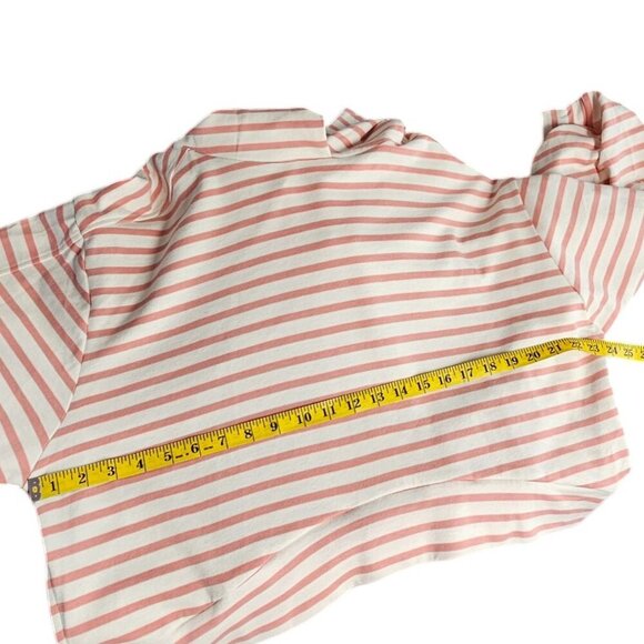 Anthropologie Pilcro Hooded Sweatshirt Twofer Mini Dress, Striped, Size S, NWT - Picture 4 of 9